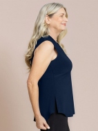 Go To Narrow V-Neck Tank by Sympli