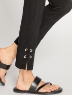 Halo Narrow Ankle Detail Pant by Sympli