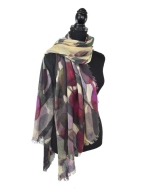 Hashana Abstract Stripe Scarf by Dupatta Designs