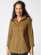 Hidden Placket Shirt by Habitat