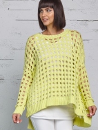 Holey Crew Sweater by Planet by Lauren G