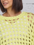 Holey Crew Sweater by Planet by Lauren G