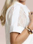 Honeycomb Mesh Boxy T by Sympli