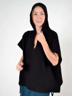 Hooded Poncho by Inizio