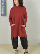 Hooded Tunic Dress by Moyuru