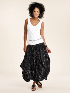 Jackson Pollock Tie Skirt by Luna Luz