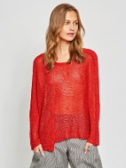 Knit Mesh Pullover by Alembika