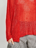 Knit Mesh Pullover by Alembika