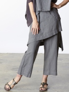 Light Linen Asymmetrical Pant by Bryn Walker
