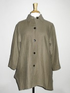 Linen Button Back Shirt by Blanque
