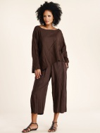Linen Crop Pant by Luna Luz