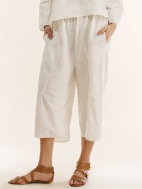 Linen Crop Pant by Luna Luz