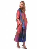 Plaid Linen Gaucho by Alembika at Hello Boutique