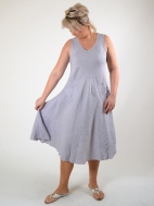 Linen Tank Dress w Pockets by Luna Luz
