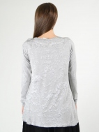 Long Sleeve Boat Neck Tunic by Annie Turbin