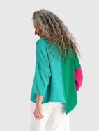 Loose Colorblock Sweater by Alembika
