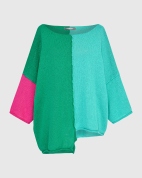 Loose Colorblock Sweater by Alembika