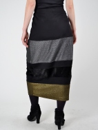 Metallic Panel Skirt by Alembika