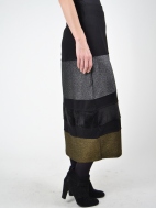 Metallic Panel Skirt by Alembika