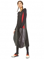 Mixed Fabric Dress by Alembika