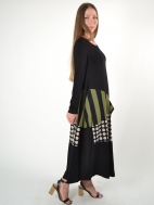 Mixed Pattern Dress by Alembika