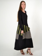 Mixed Pattern Dress by Alembika