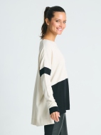 Mod Graphic Crewneck Sweater by Planet by Lauren G