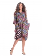 Multi Gingham Wonderful Dress by Alembika