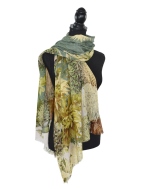 Mums the Word Floral Scarf by Dupatta Designs