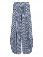 Navy Stripe Punto Pants by Alembika