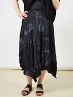 Newsprint Lori Skirt by Comfy USA
