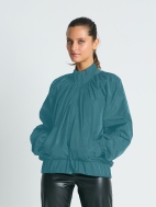 Nylon Rouched Chic Bomber by Planet by Lauren G