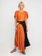 Orange Skirt by Ozai N Ku