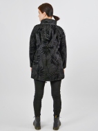 Palm Leaf Flocked Balloon Coat by Mycra Pac