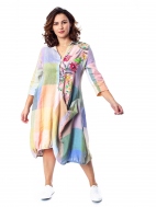 Pastel Check Bubble Hem Wonderful Dress by Alembika