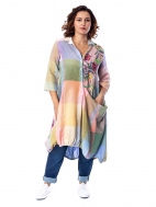 Pastel Check Bubble Hem Wonderful Dress by Alembika