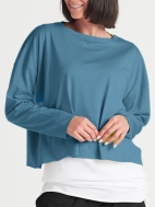 Pima Cotton Mini Luxury Boxy T by Planet by Lauren G