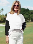 Pima Cotton Mixed Up Boxy T by Planet by Lauren G
