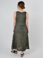 Pine Linen Dress by Inizio