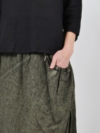 Pine Linen Skirt by Inizio