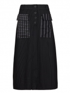 Pinstripe Midi Skirt by Alembika