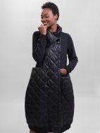 Quilted Panel Coat by Alembika