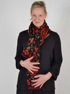 Red Rose Scarf by Ivko