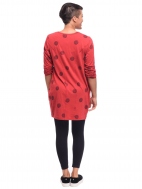 Red Thumbprint Sienna Tunic by Snapdragon & Twig