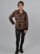 Reversible Leopard Print Bomber by Mycra Pac