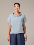 Roll Slv Cowl Top by Cut Loose