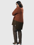 Russet Colorblock Cardigan by Alembika