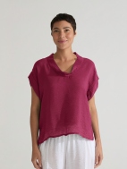 S/S Cowl Top by Cut Loose