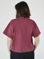 S/S Crop Crew Shirt by PacifiCotton