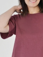 S/S Crop Crew Shirt by PacifiCotton